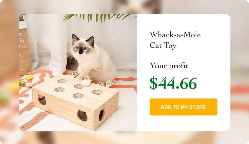 Whack-a-Mole Cat Toy