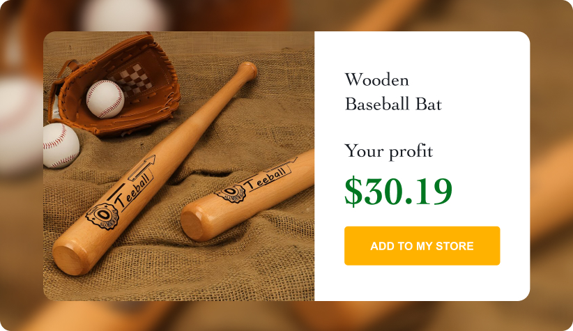 Solid Wood Baseball Bat