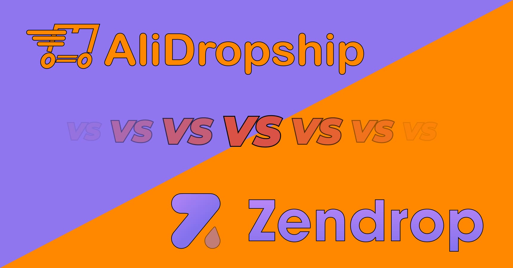 Main and featured image for article AliDropship vs Zendrop