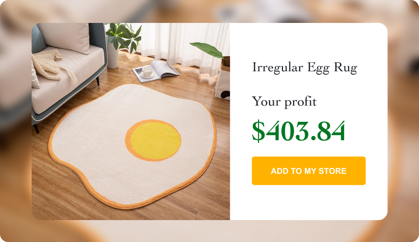 Irregular Egg Rug