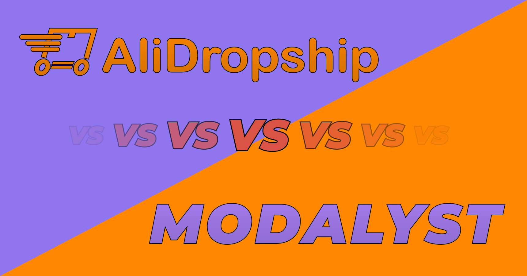Cover for article AliDropship vs Modalyst.