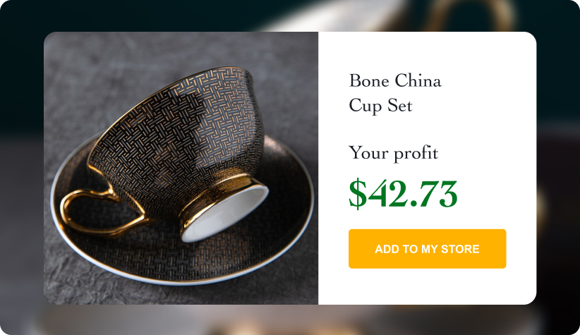 Bone China Cup Set