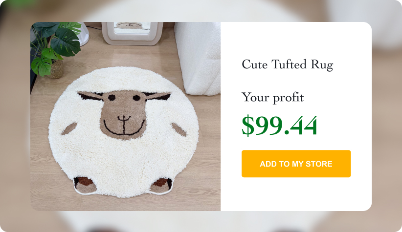 Cute Tufted Rug