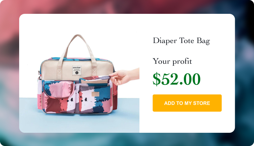 Waterproof Diaper Tote Bag