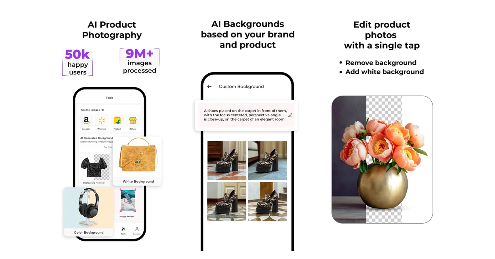 Images of the DoMyShoot app for The Best AI Apps article
