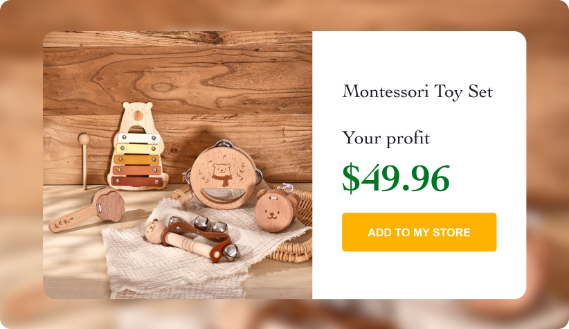 Wooden Montessori Toy Set