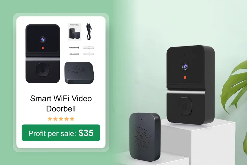 Smart WiFi Video Doorbell as a trending product to sell