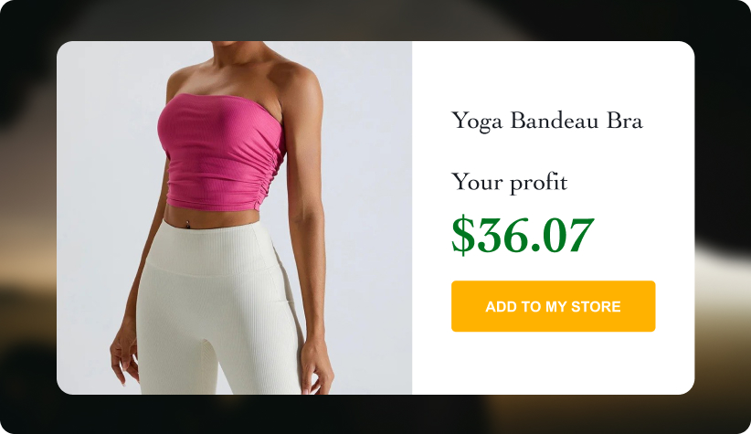 Yoga Bandeau Bra