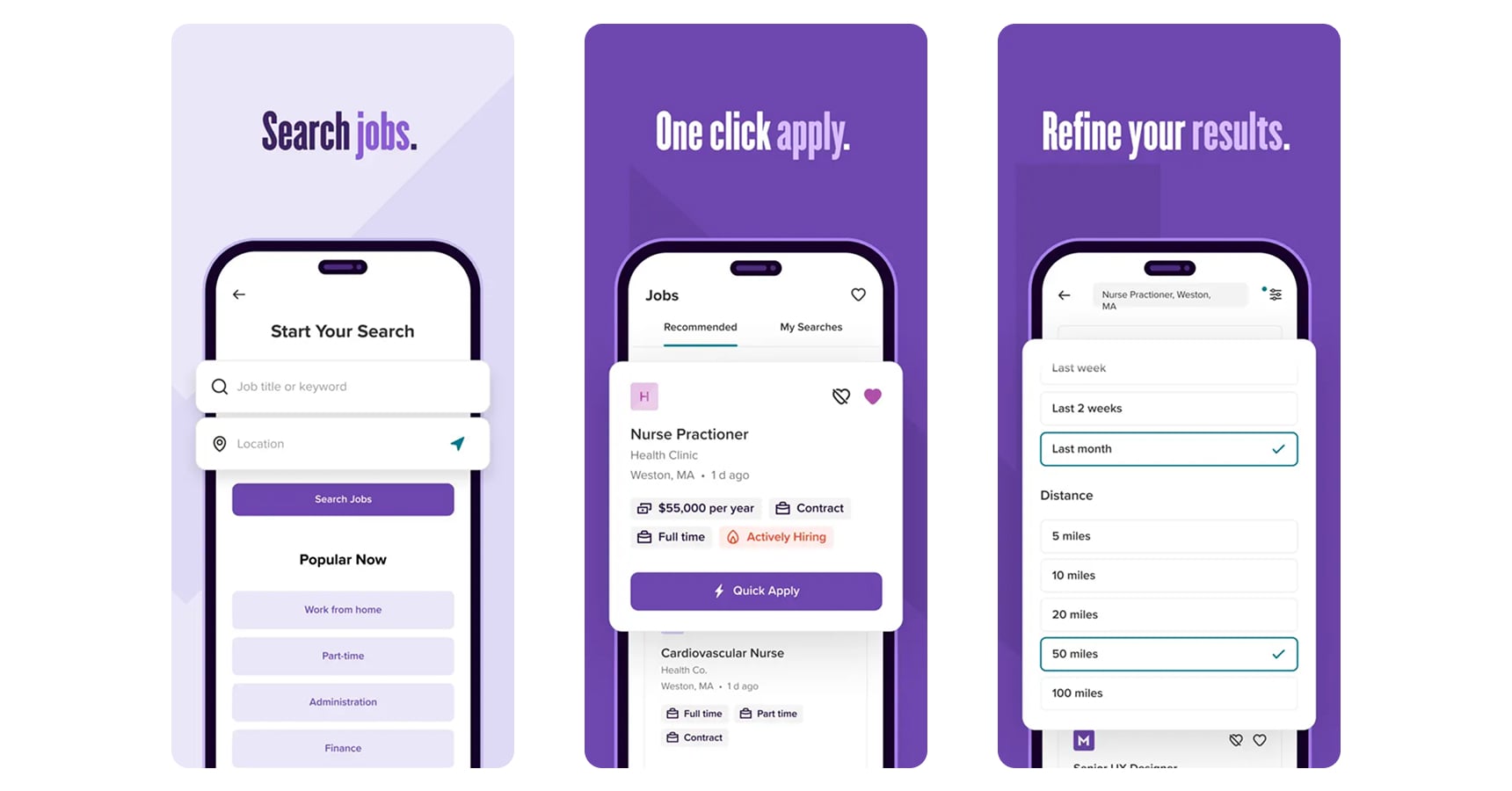 Images of Monster for the best job search apps article