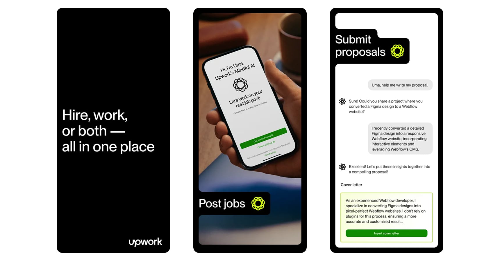 Images of Upwork for the best job search apps article