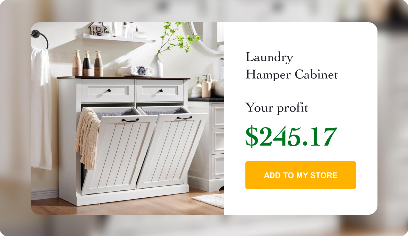 Laundry Hamper Cabinet