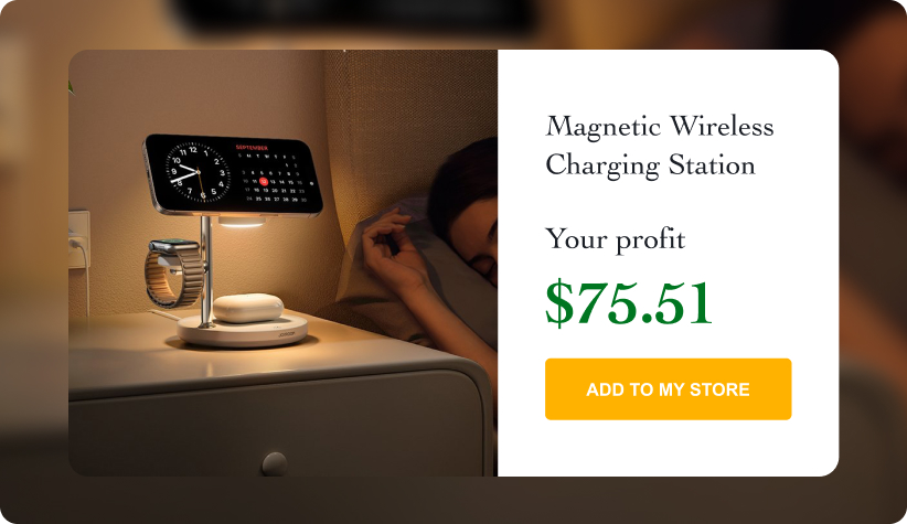 Magnetic Wireless Charging Station