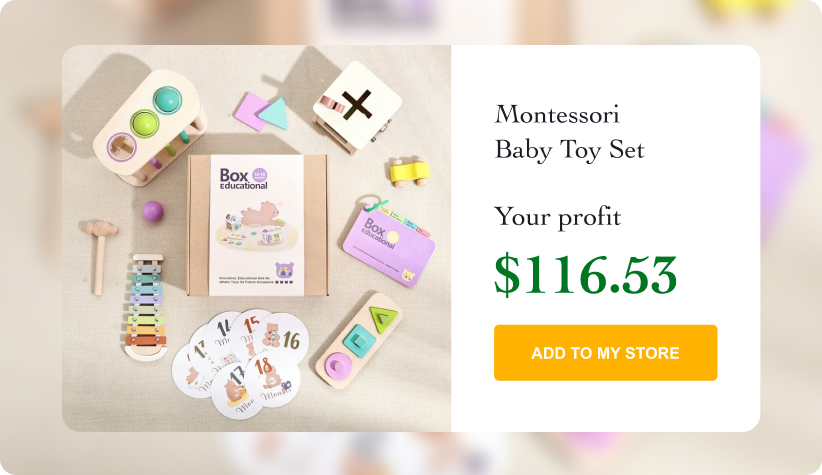 Montessori Baby Toy Set