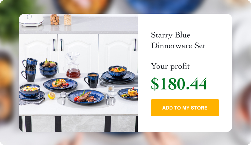 Starry Blue Dinnerware Set