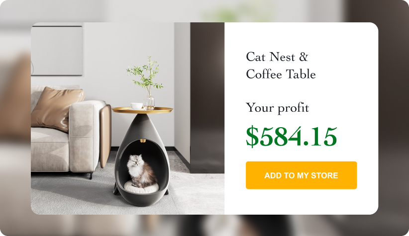 Cat Nest & Coffee Table