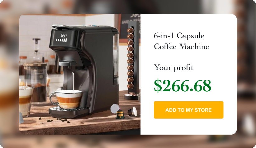 6-in-1 Capsule Coffee Machine