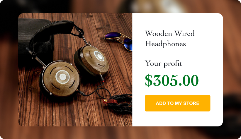 Wooden Wired Headphones
