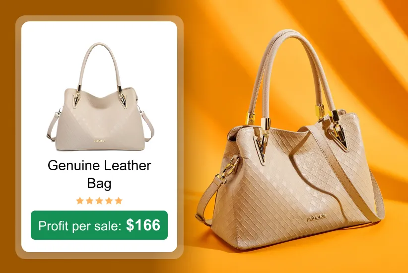 24. Genuine Leather Bag