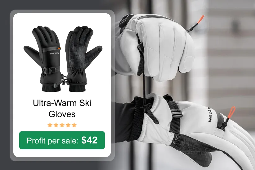 13. Ultra-Warm Ski Gloves