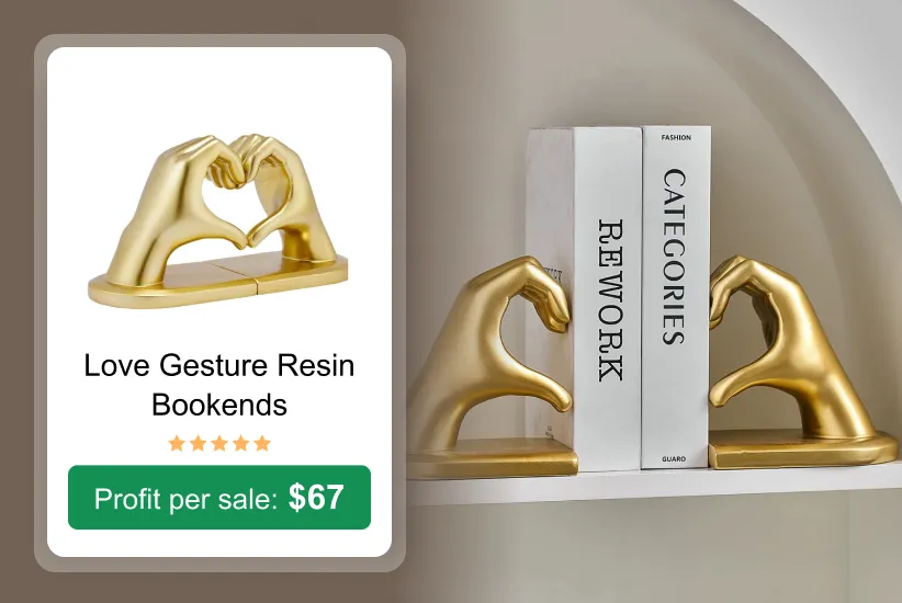 23. Resin Bookends