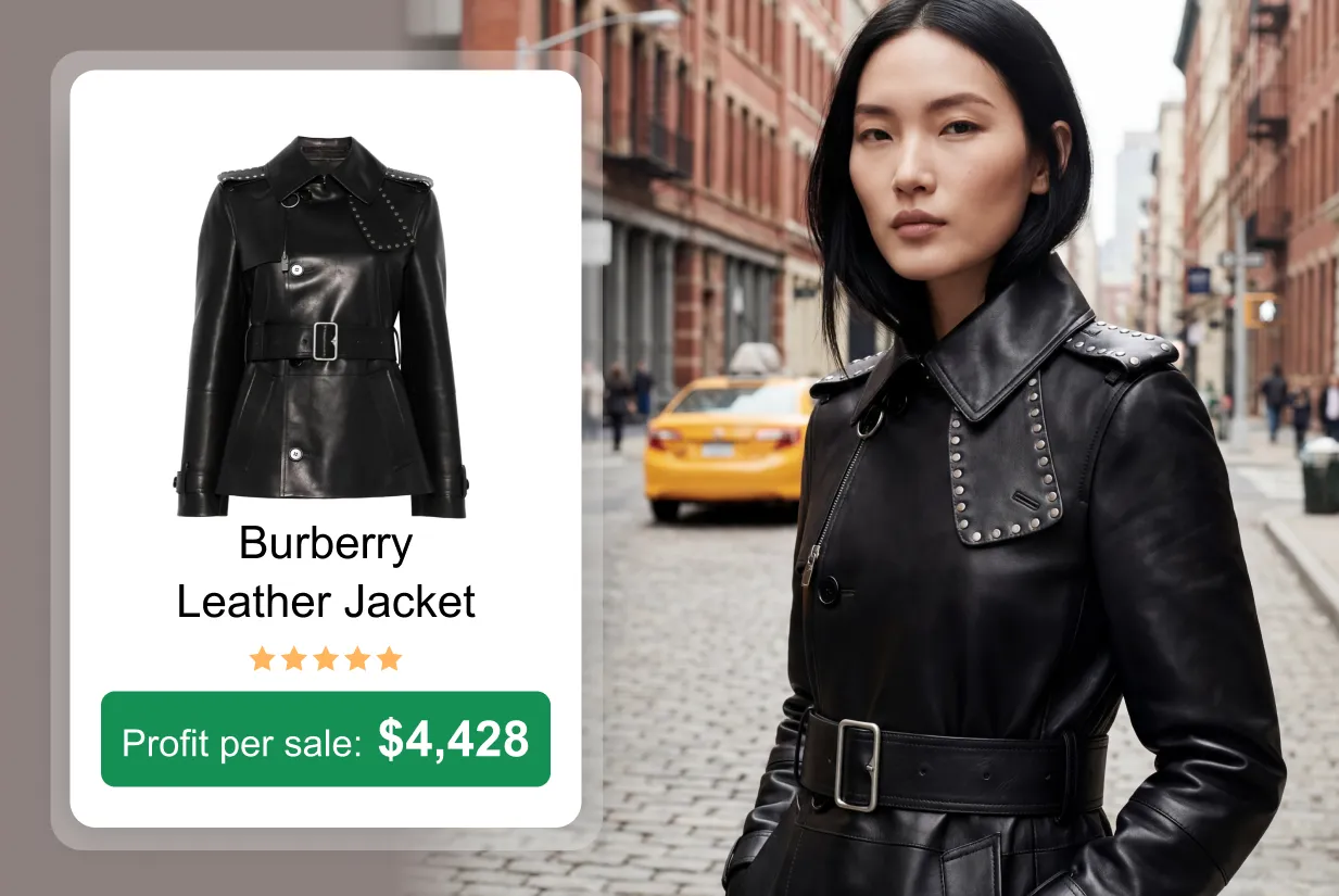 Burberry Leather Jacket