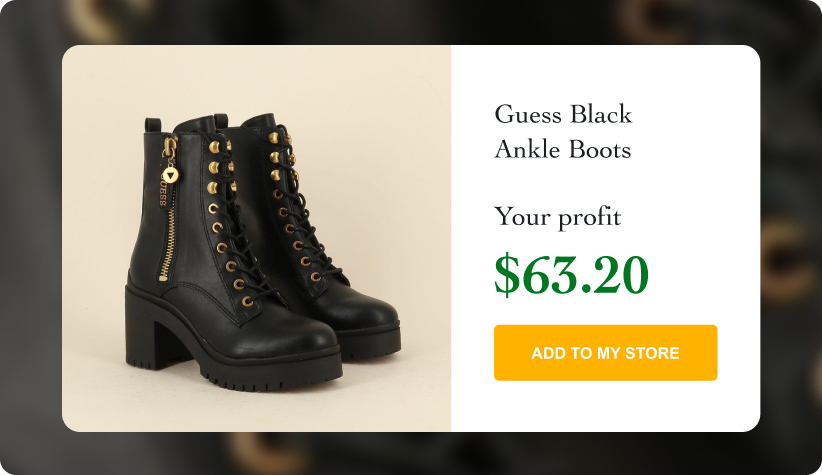 Guess Black Ankle Boots