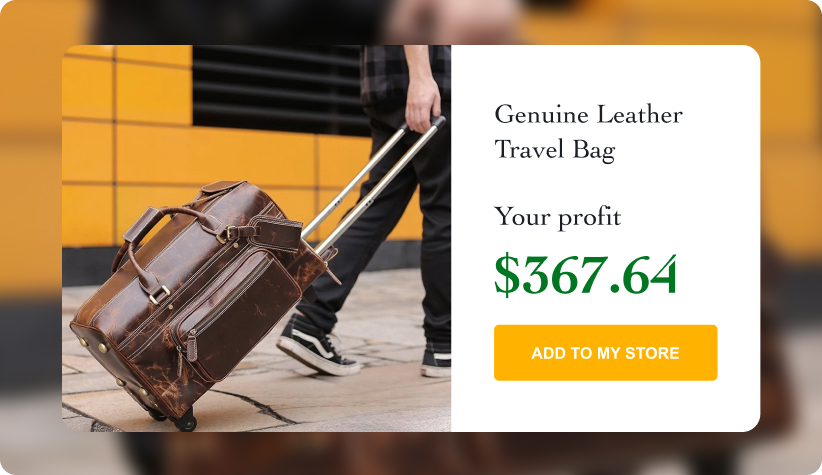 Genuine Leather Travel Bag