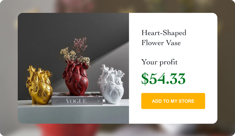 Heart-Shaped Flower Vase