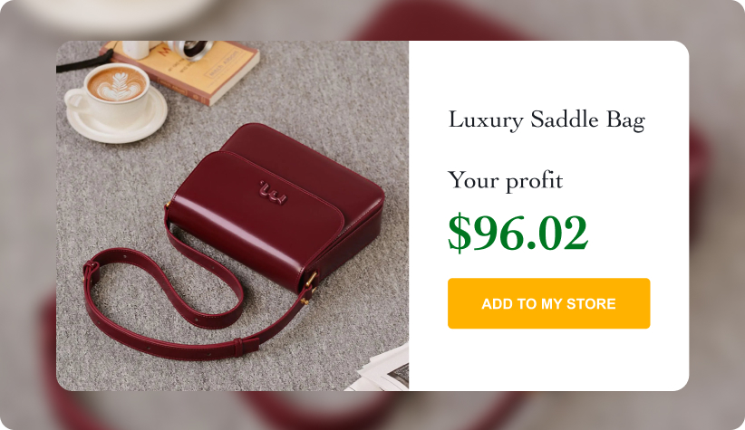 Luxury Saddle Bag