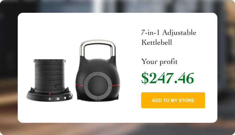 7-in-1 Adjustable Kettlebell