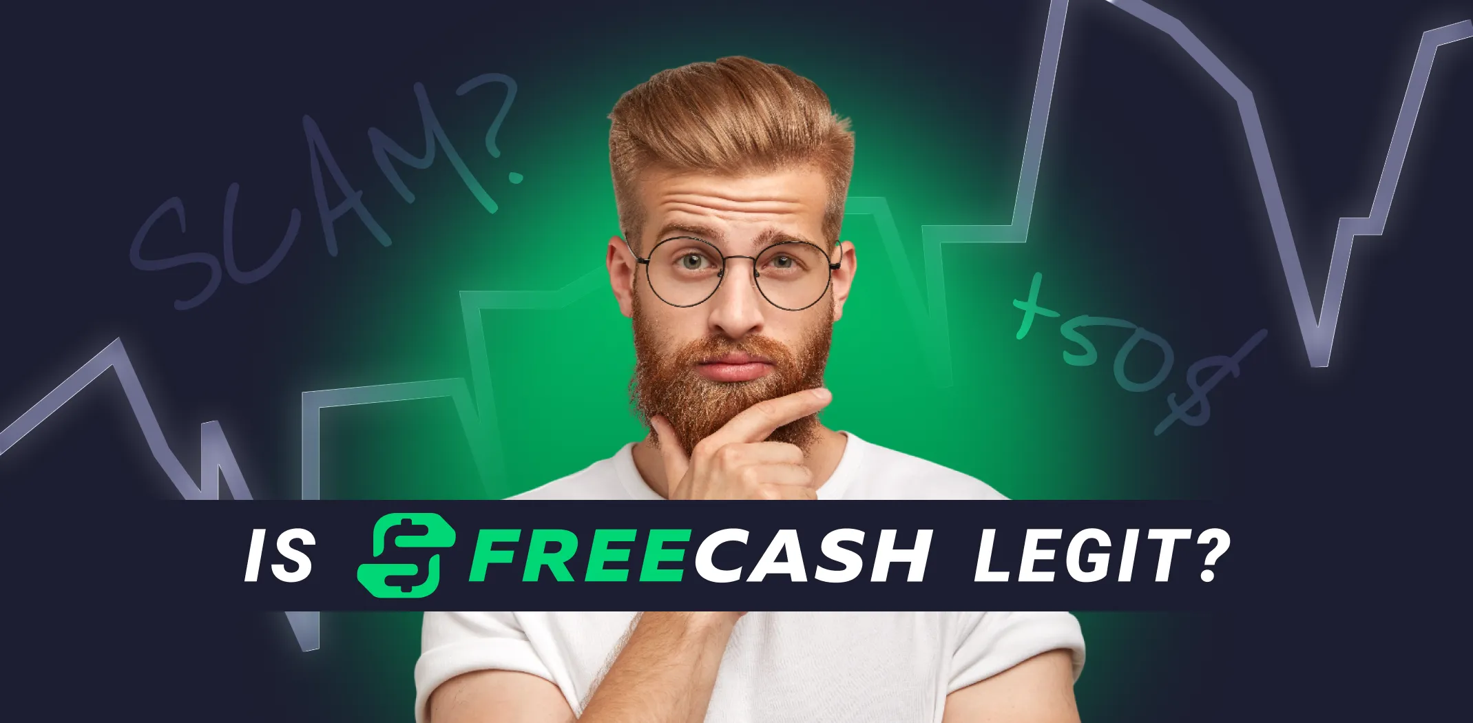 Main and featured image for an article answering "Is Freecash legit?"