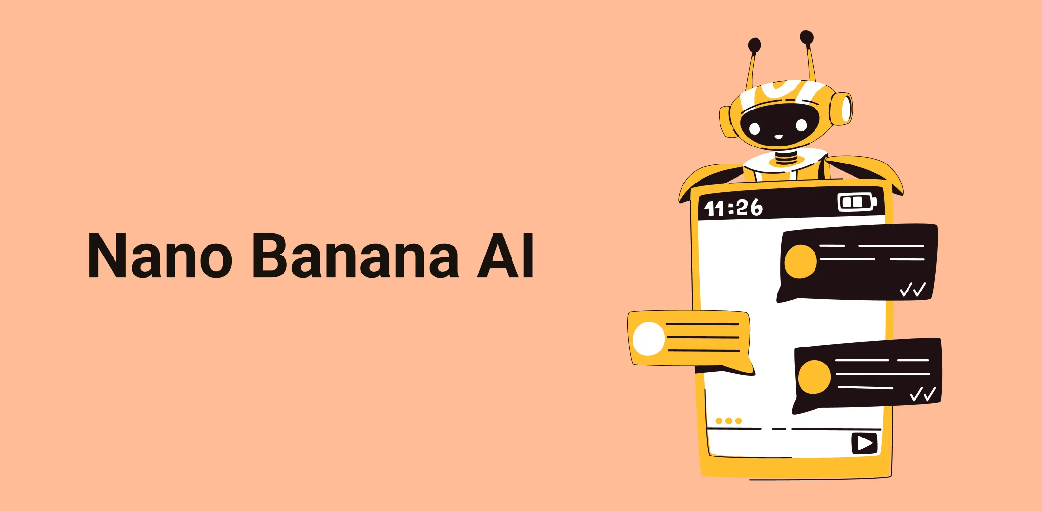 Main and featured image for an article on Nano Banana AI