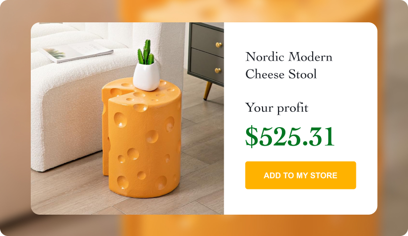 Nordic Modern Cheese Stool